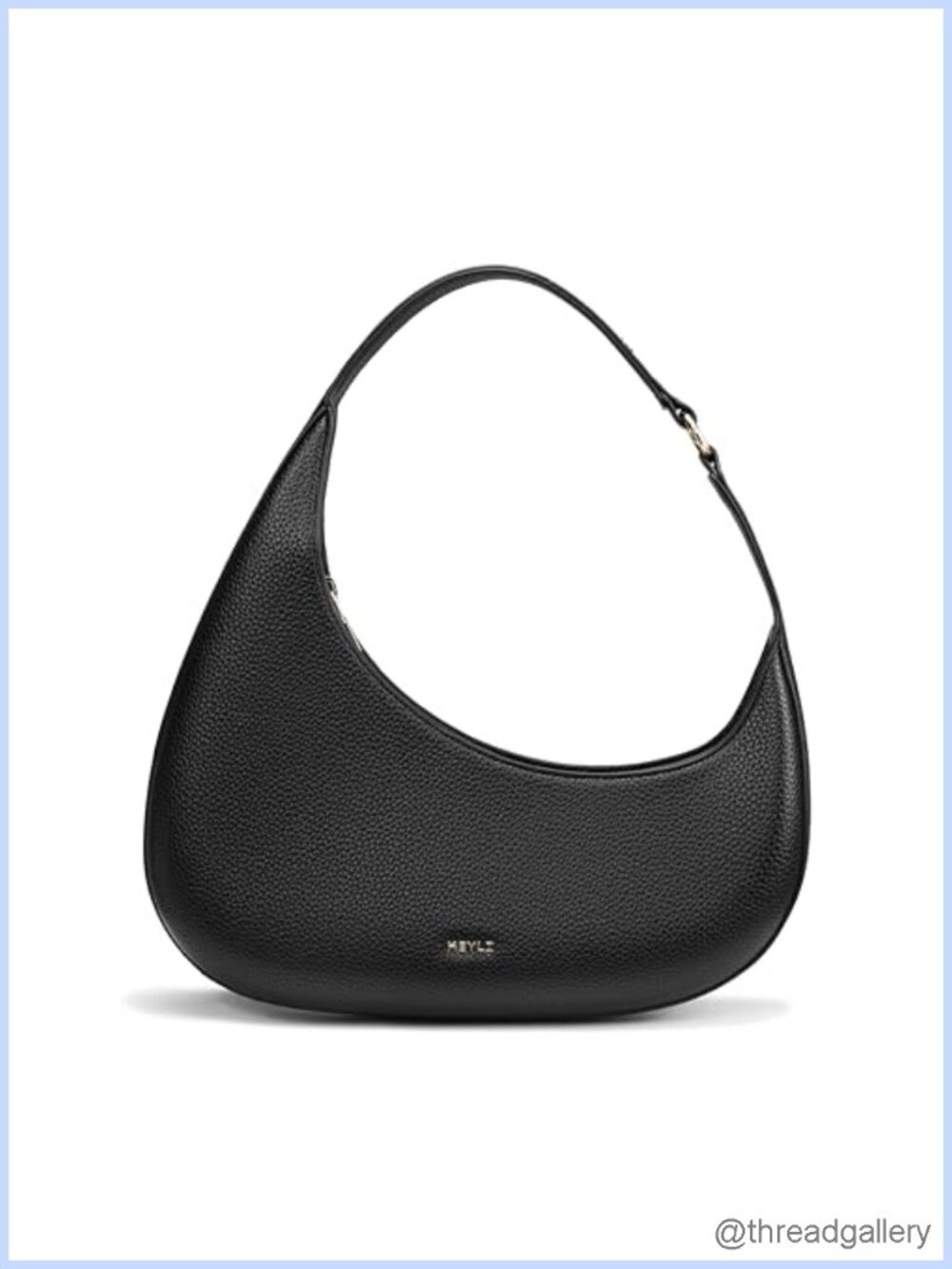 PU Leather Shoulder Bag Hobo Purse with Zipper Closure Lightweight